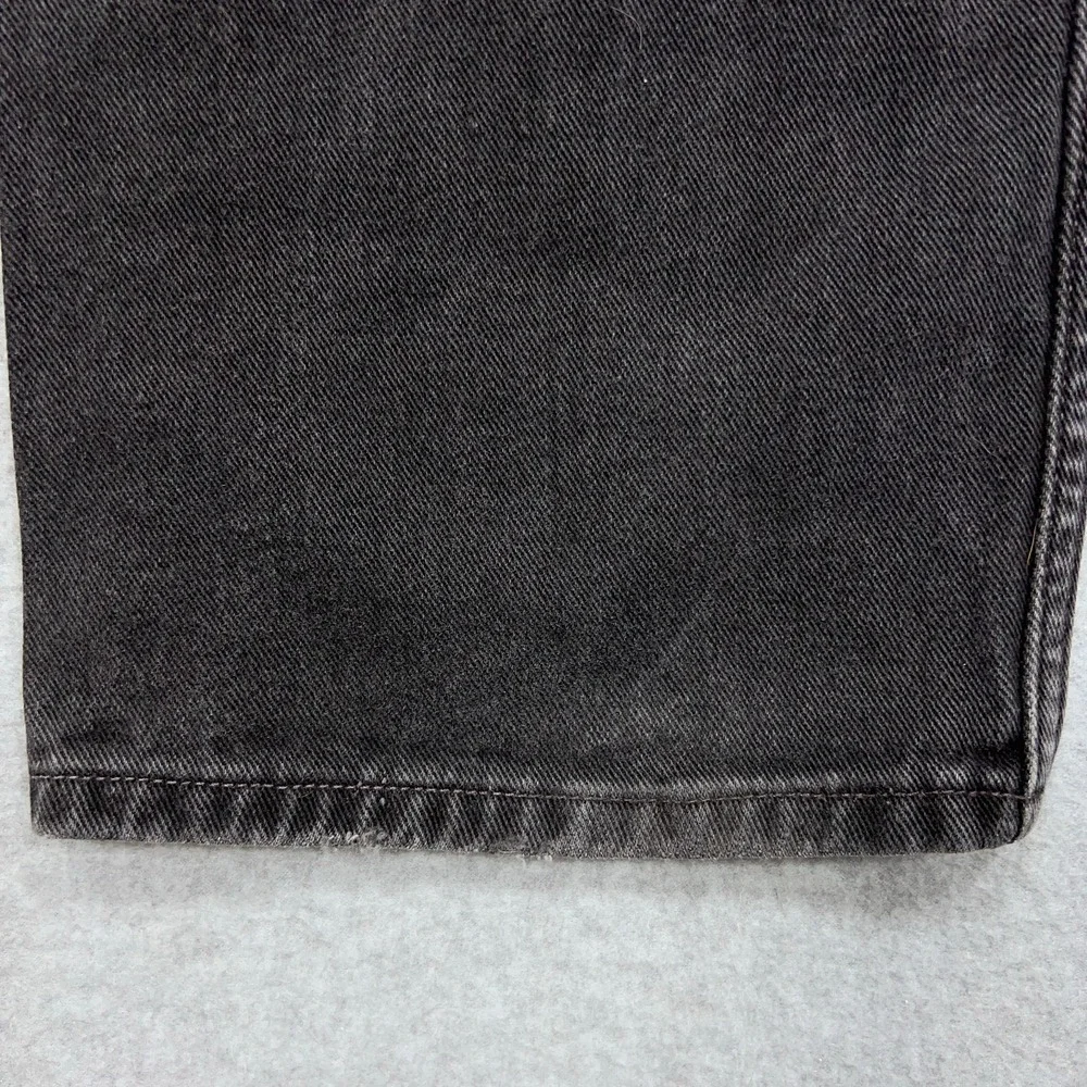 Vintage Levi's 505 Jeans Men's 35x29 Black Fade Regular Fit Straight Grunge 2002